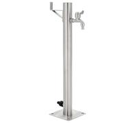 vidaXL Garden Water Column Stainless Steel Round 65cm Watering Irrigation vidaXL