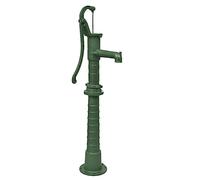vidaXL Garden Water Pump with Stand Cast Iron Green Farm Irrigation Ornament