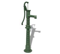 vidaXL Garden Water Pump with Stand Cast Iron Green Farm Irrigation Ornament