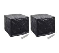 vidaXL Garden Water Tank Covers 2 pcs 8 Eyelets 116x100x120 cm