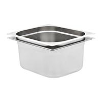 vidaXL Gastronorm Containers 2 pcs GN 1/2 150 mm Stainless Steel
