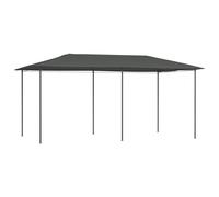 vidaXL Gazebo 3x6x2.6 m Anthracite 160 g/m?, Black