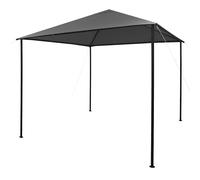 vidaXL Gazebo Anthracite Fabric and Steel 180 g/m² Patio Canopy Shelter Tent