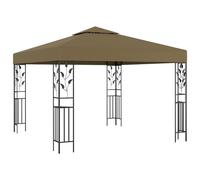 vidaXL Gazebo 3x3 m Taupe 180 g/m虏 UK HOT