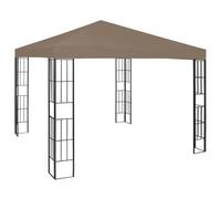 vidaXL Gazebo 3x3 m Taupe
