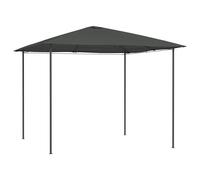 vidaXL Gazebo 3x3x2.6 m Anthracite 160 g/m?, Black
