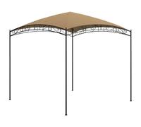 vidaXL Gazebo 3x3x2.65 m Taupe 180 g/m虏 UK HOT