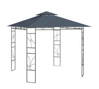 vidaXL Gazebo 3x3x2.7 m Anthracite 160 g/m² Outdoor Living Structure Canopy
