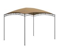 vidaXL Gazebo 3x4x2.65 m Taupe 180 g/m虏 UK HOT