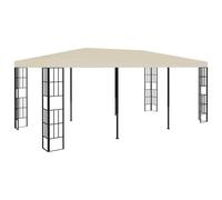 vidaXL Gazebo 3x6 m Cream UK