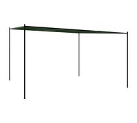 vidaXL Gazebo 4 x 3.98 x 2.67 m Green Polyester and Steel, vidaXL