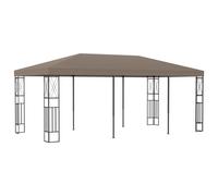 vidaXL Gazebo 6x3 m Taupe Fabric