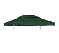 vidaXL Gazebo Cover Canopy Replacement 310 g / m虏 Green 3 x 4 m UK HOT