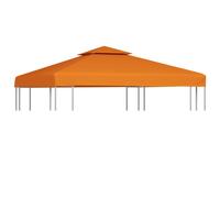 vidaXL Gazebo Cover Canopy Replacement 310 g / m² Orange 3 x 3 m
