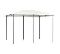 vidaXL Gazebo 3x4x2.6 m Cream 160 g/m, Cream