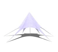 vidaXL Gazebo Hexagon Star Garden Pavilion 14m, White