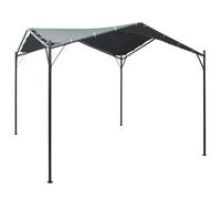 vidaXL Gazebo Pavilion Tent Canopy 3x3 m Steel Anthracite, Grey