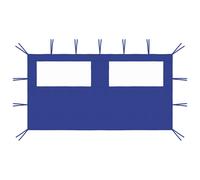 vidaXL Gazebo Sidewall with Windows 4x2 m Blue UK HOT