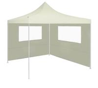 vidaXL Gazebo Sidewall with Windows Cream Party Tent Outdoor Canopy Wall Patio
