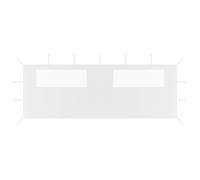 vidaXL Gazebo Sidewall with Windows White Party Tent Outdoor Canopy Wall Patio
