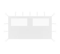 vidaXL Gazebo Sidewall with Windows White Party Tent Outdoor Canopy Wall Patio