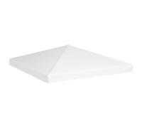 vidaXL Gazebo Top Cover 270 g/m² 3x3 m White Garden Replacement Canopy Roof