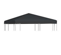 vidaXL Gazebo Top Cover 310 G/M 3x3m Grey, Grey