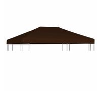Gazebo Canopy Taupe 3x4 m Polyester PVC Coated 310g/m² Waterproof TopCover 300XL