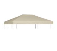 vidaXL Gazebo Top Cover 310 g/m虏 4x3 m Beige UK