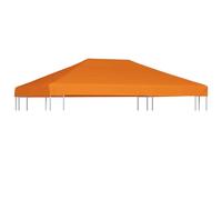vidaXL Gazebo Top Cover 310 g/m虏 4x3 m Orange UK