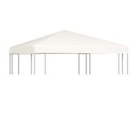 vidaXL Gazebo Top Cover 310g/m² 3x3m Cream White Roof Replacement Tent Canopy