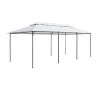 vidaXL Gazebo White 180g/m² Camping Canopy Shelter Party Tent Garden Marquee