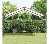 vidaXL Gazebo White 4 x 4 x 2.6 m Steel and Polyester
