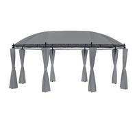 vidaXL Gazebo with Curtains 520x349x255 cm Anthracite