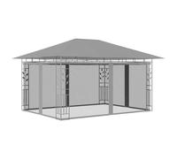 Gazebo with Mosquito Net 4x3x2.73 m Anthracite 180 g/mÂ²