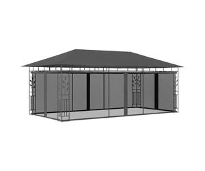 vidaXL Gazebo with Mosquito Net 6x3x2.73 m Anthracite