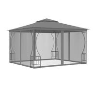 vidaXL Gazebo with Nets 300x300x265 cm Anthracite