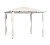 vidaXL Gazebo with Post Covers 3x3x2.6 m Cream 160 g/m虏 UK NEW