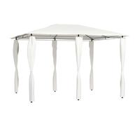 vidaXL Gazebo with Post Covers 3x4x2.6 m Cream 160 g/m²