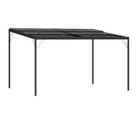vidaXL Gazebo with Roof Anthracite 4x3x2.5 m Aluminium and Steel Canopy Tent