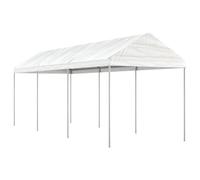 (6.69 x 2.28 x 2.69 m) vidaXL Gazebo Part Tent with Roof Pavilion Outdoor Marquee White Polyethylene