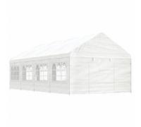 vidaXL Gazebo with Roof White 8.92x4.08x3.22 m Polyethylene