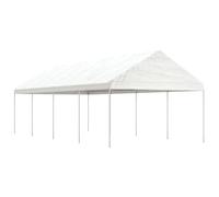 vidaXL Gazebo with Roof White 8.92x4.08x3.22 m Polyethylene