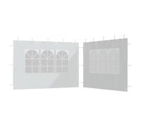 vidaXL Gazebos White PE and Steel | Keeps the rain and moisture out, Protects against harsh sunlight, Great for all sorts of outdoor events
