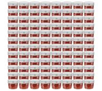 vidaXL Glass Jam Jars with Silver Lids 96 pcs 110 ml