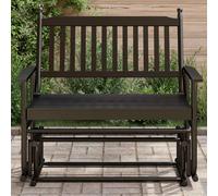 Glider Bench Rocking Bench Outdoor Bench Garden Bench Solid Wood Poplar vidaXL