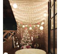 (warm white, 40 m) vidaXL Globe Fairy String Lights 400 LED Xmas Lights 20m/40m Multi Colours