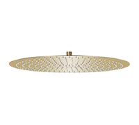 vidaXL Gold Stainless Steel Rain Shower Head - 50 cm Diameter Round Adjustable Showerhead with Anti-Limescale Silicone Nozzles for Wall/Ceiling Mount