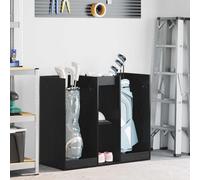 vidaXL Golf Cabinet Plain Black Oak 102 x 45 x 85.5 cm