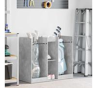 vidaXL Golf Cabinet Plain Concrete Grey 102 x 45 x 85.5 cm